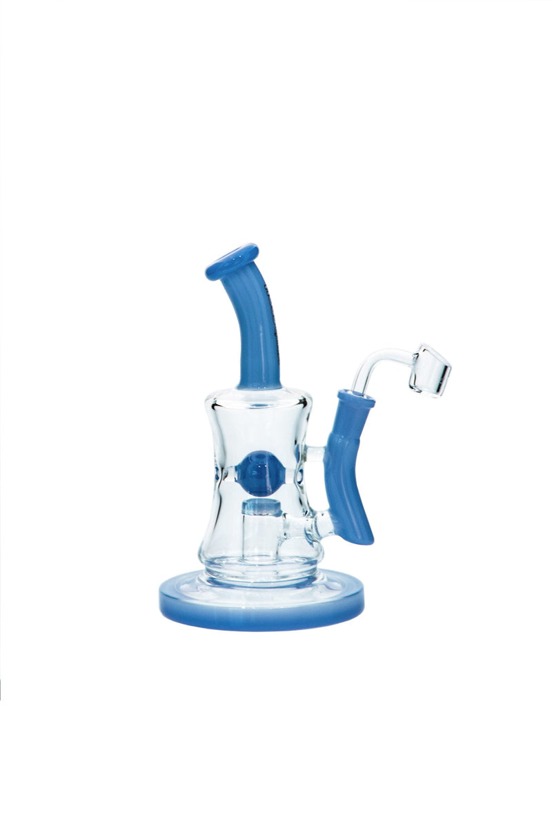 SC H509 Hoss Glass 10" Hourglass Marble Rig