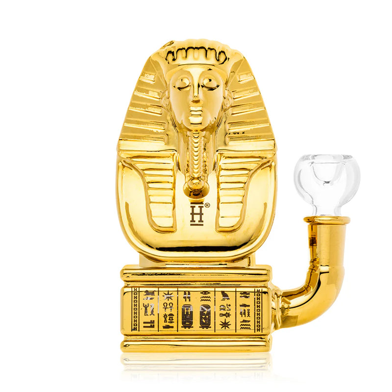 SC Hemper 5.7" Pharaoh Head Glass Water Pipe