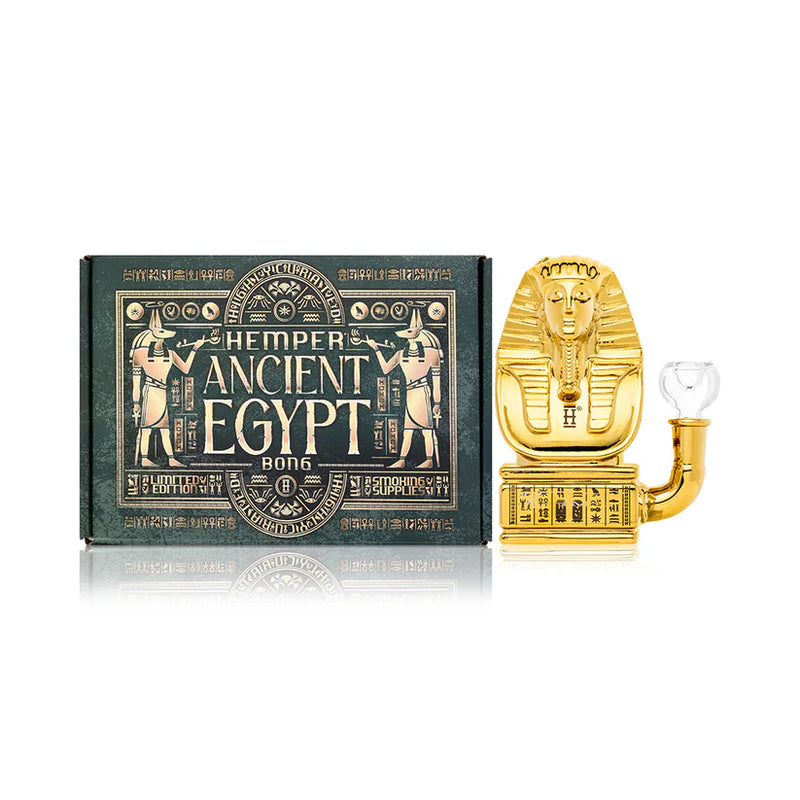 SC Hemper 5.7" Pharaoh Head Glass Water Pipe