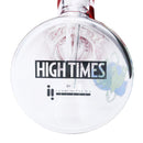 High Times - 16" High There Water Pipe, 8 Arm Tree Perk, Ice Catcher