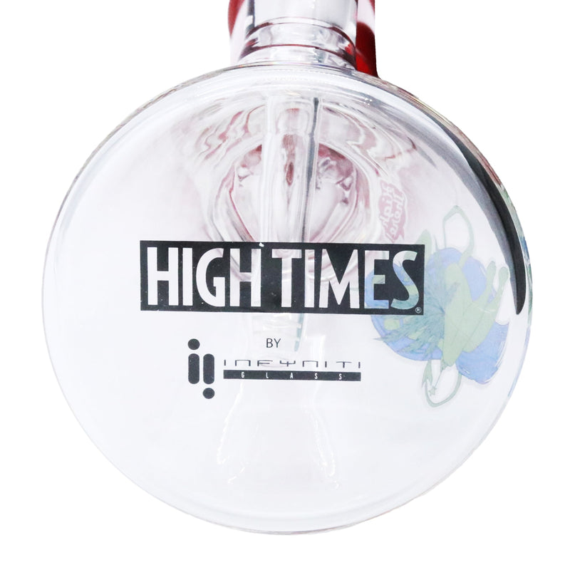 High Times - 16" High There Water Pipe, 8 Arm Tree Perk, Ice Catcher