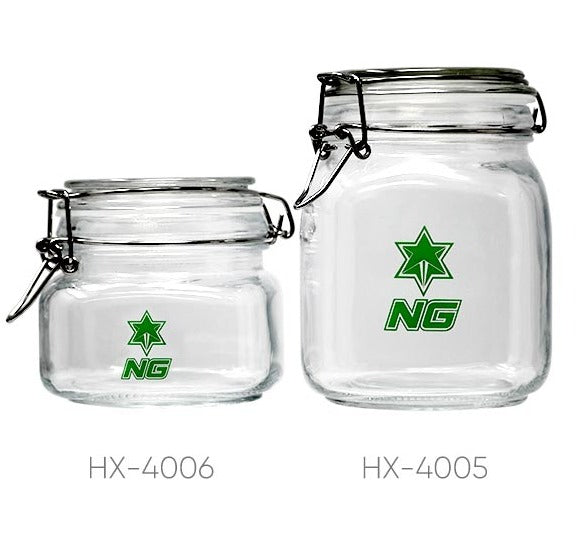 O NG - Airtight Glass Jar with Lid