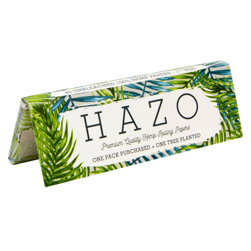 O HAZO Hemp Rolling Papers | 1 1/4" - Full Display of 50x Booklets | Plants 50 Trees!