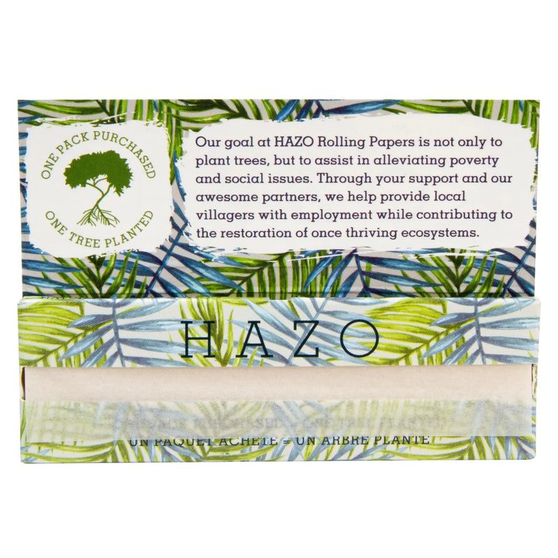 O HAZO Hemp Rolling Papers | 1 1/4" - Full Display of 50x Booklets | Plants 50 Trees!