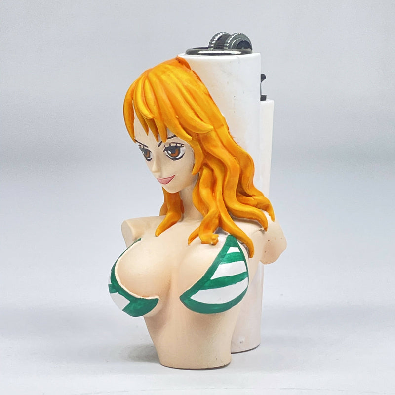 O ONE PIECE Nami Character 3D Lighter Case for Mini Clipper lighter