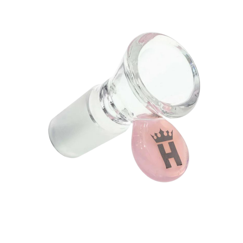 O Hoss Glass | 14mm Cone Bowl with Coloured Tab [YX12C]