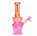 Fortune | 10" Character Cup Glass Water Pipe Glass Bong Fortune Orange