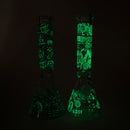 14" 7mm Thick Glass Water Bong – Glow in the Dark Beaker Bong Glass Bong LEHIGH WHOLESALE