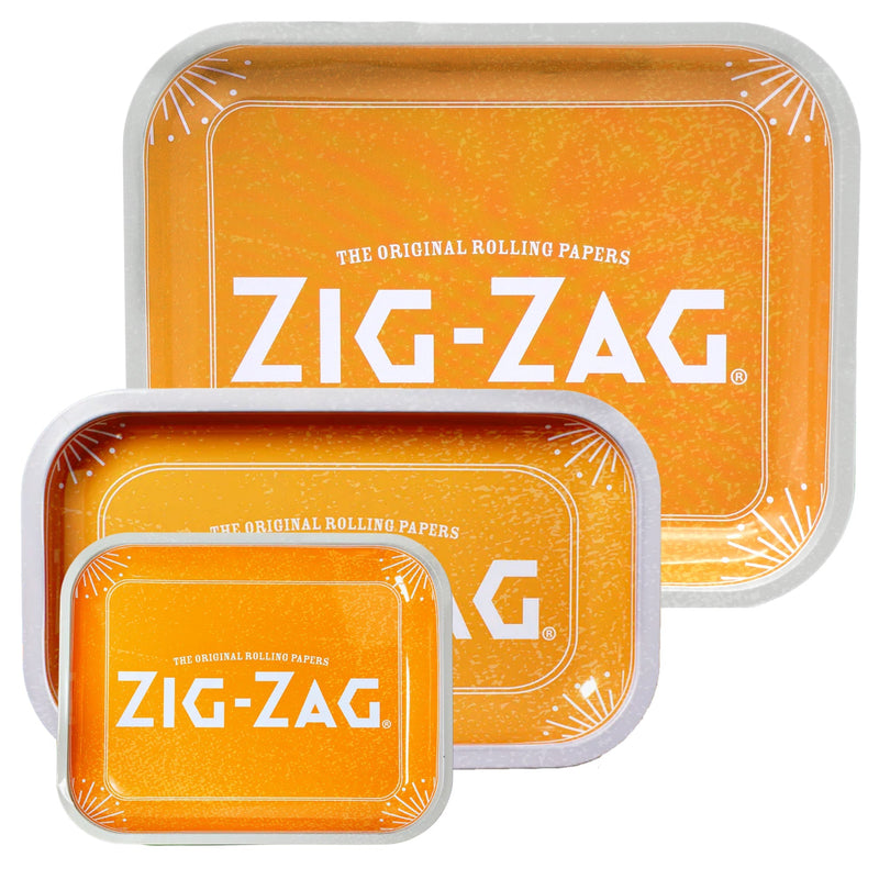 Zig Zag Rolling Tray- Orange