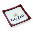 Zig-Zag Glass Ashtray - Classic medallion