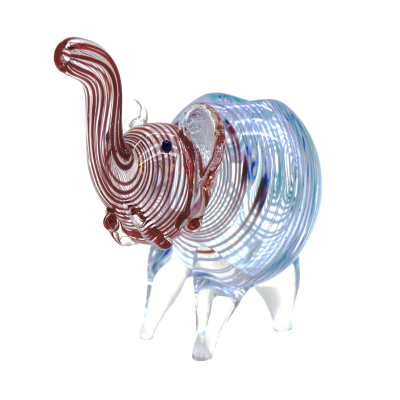 Extra Large 6" Glass Elephant