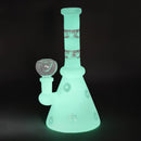 8" Printed Water Pipe Glow in the Dark