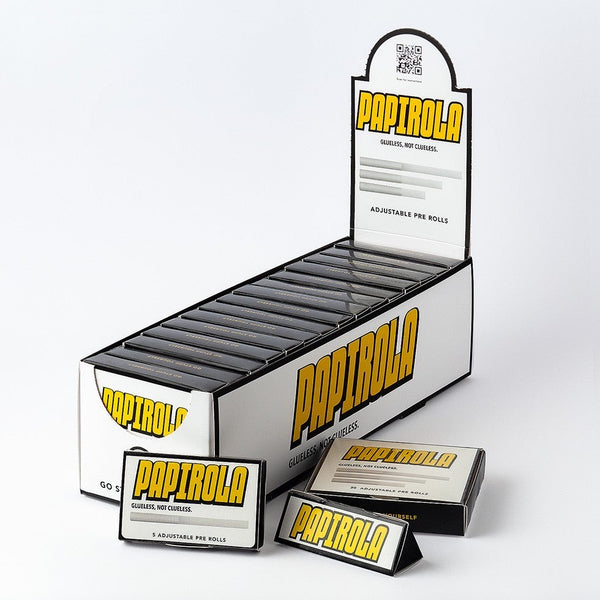 O PAPIROLATUBE - Adjustable Pre-rolled paper tubes Box