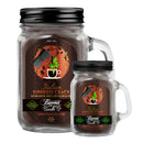 Beamer Candle Co. 12oz & 4oz Glass Mason Jars - Italian Espresso Crack