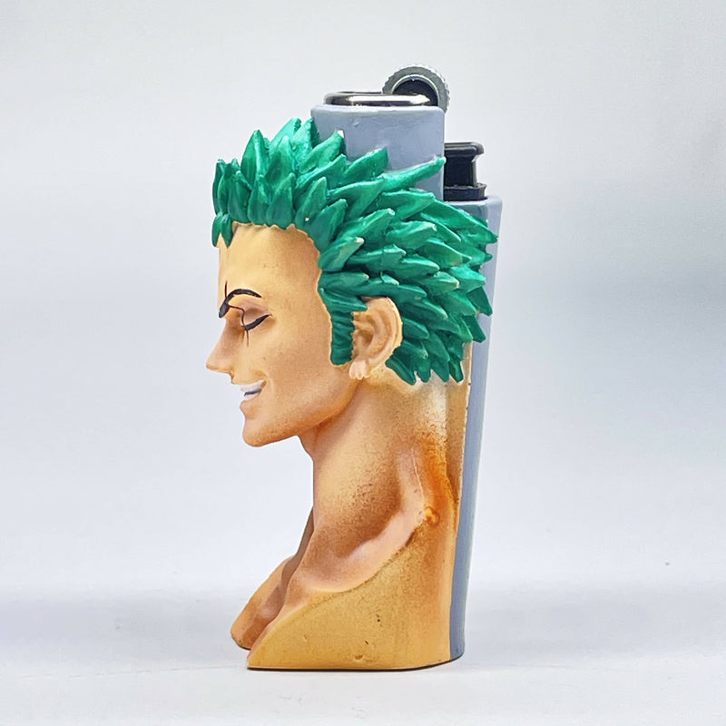 O ONE PIECE Zoro Character 3D Lighter Case for Mini Clipper Lighter