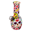 6″ PsySkull Art Glass Bong – Colorful Skull Design [JBLMIN-06] Glass Bong Canadian Distributor