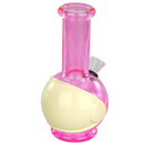 O 6″ Round Base Mini Glass Bong  [JBLMIN-07-1]
