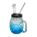 O TOPPUFF® | 5” Pineapple Glass Bong-Surface Plating Colors [JTOP01.1003]