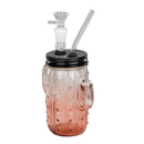 O TOPPUFF® | 5″ Cactus Glass Bong – Surface Plating Colors [JTOP01.1004]