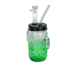 O TOPPUFF® | 5″ Cactus Glass Bong – Surface Plating Colors [JTOP01.1004]