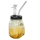 O TOPPUFF® | 5.5″ Mason Jar Glass Bong – Surface Plating Colors [JTOP01.1006]