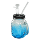 O TOPPUFF® | 5.5″ Mason Jar Glass Bong – Surface Plating Colors [JTOP01.1006]