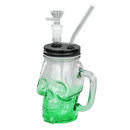 O TOPPUFF® | 6″ Skull Cup Glass Bong – Surface Painting Colors [JTOP01.1006]