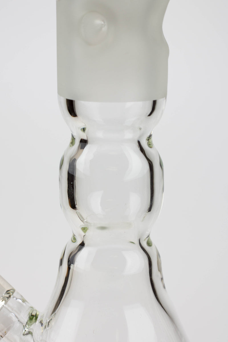 16" KUSH / 7mm / curved tube glass water bong- - One Wholesale