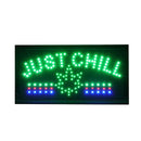 LED Light Wall Mount Sign -19" x 10" Flag · Sign Canadian Distributor Just Chill