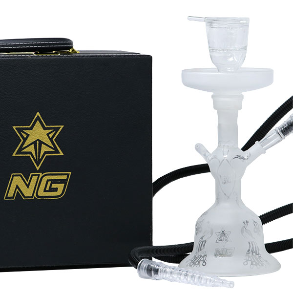 O NG-13 inch Sandblasted Hookah Set [TD-2]