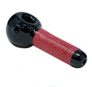 5 inch 3D-Wrap Filigree Hand Pipe [ST026] Glass Pipe High-End Brands Glass Black