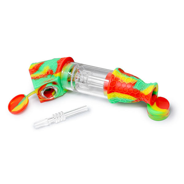 O 8 inch Silicone Nectar Collector Bubbler [WP-28]