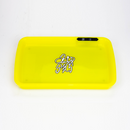 Acid Secs LED Rolling Tray with Grinding Pad Tray Acid Secs Productions Inc. Yellow