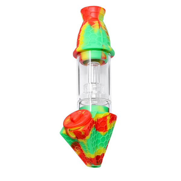 O 8 inch Silicone Nectar Collector Bubbler [WP-28]