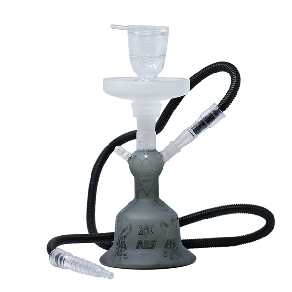 O NG-13 inch Sandblasted Hookah Set [TD-2]