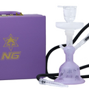 NG-13 inch Sandblasted Hookah Set [TD-2] Hookah High-End Brands Glass Purple