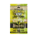 King Palm | 5 Mini Hand-Rolled with flavor tips Box of 15 Leaf Wrap Cannatron Lemon Kiwi