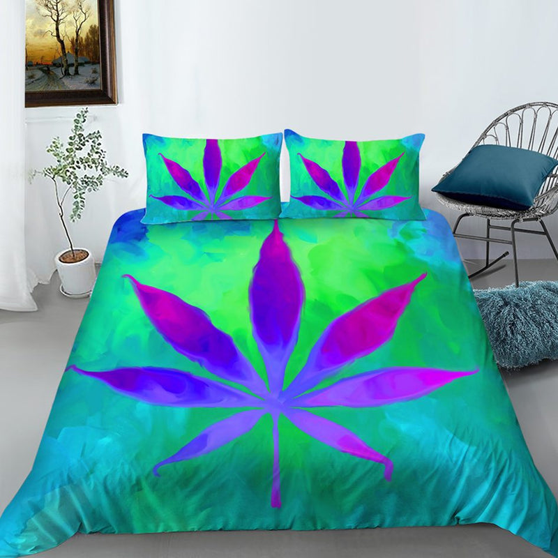 O Mr Johnny Green | Digital Printed 3Pcs Queen Size Duvet Cover