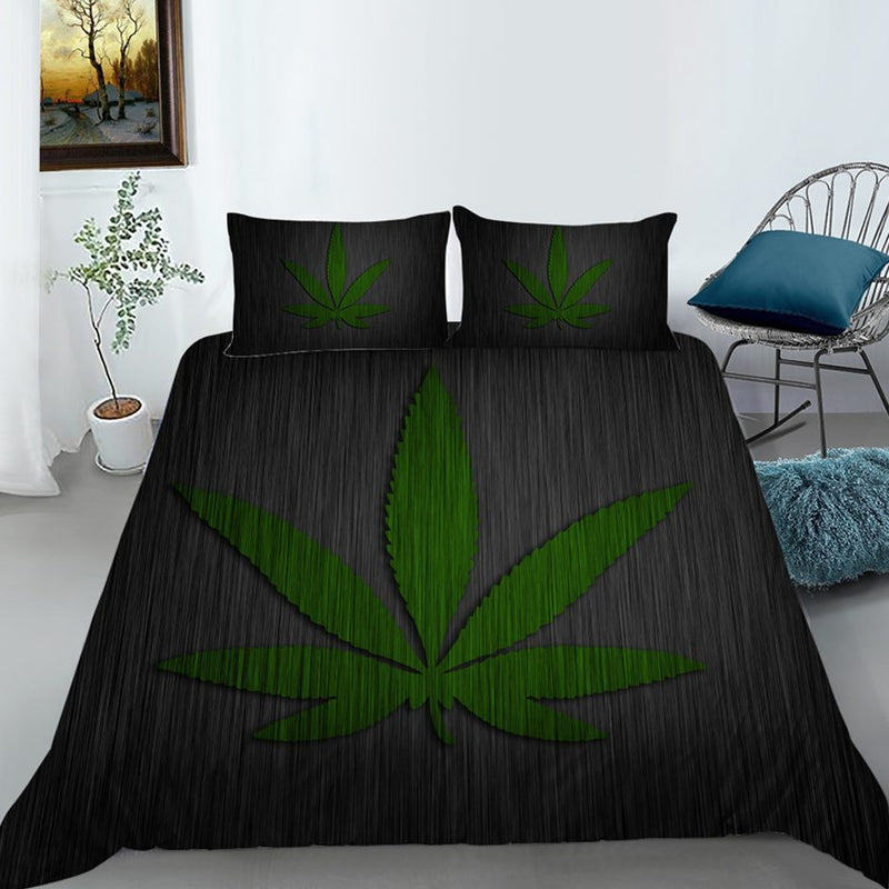 O Mr Johnny Green | Digital Printed 3Pcs Queen Size Duvet Cover