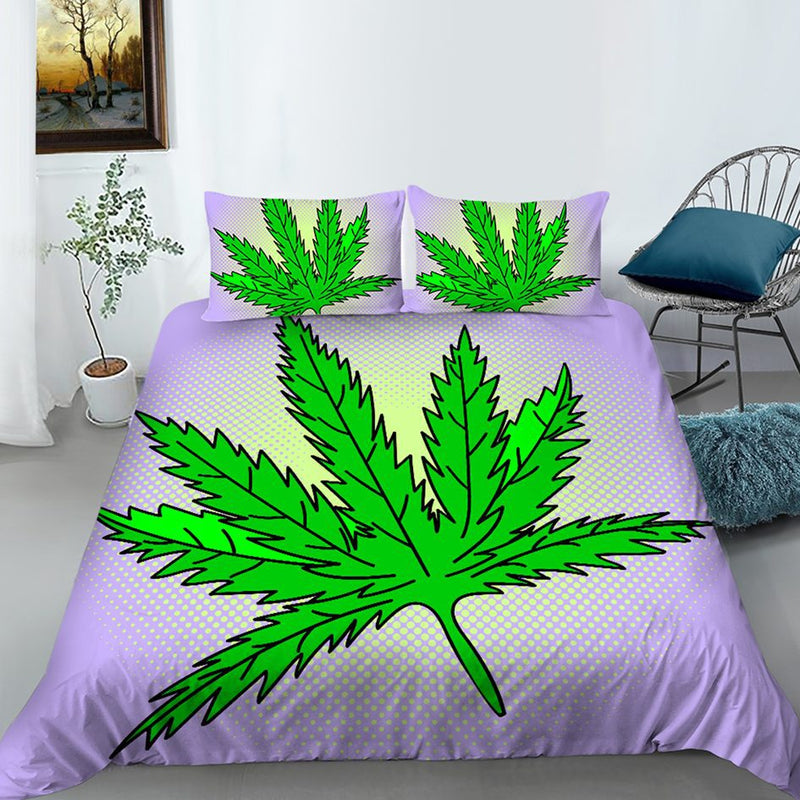 O Mr Johnny Green | Digital Printed 3Pcs Queen Size Duvet Cover