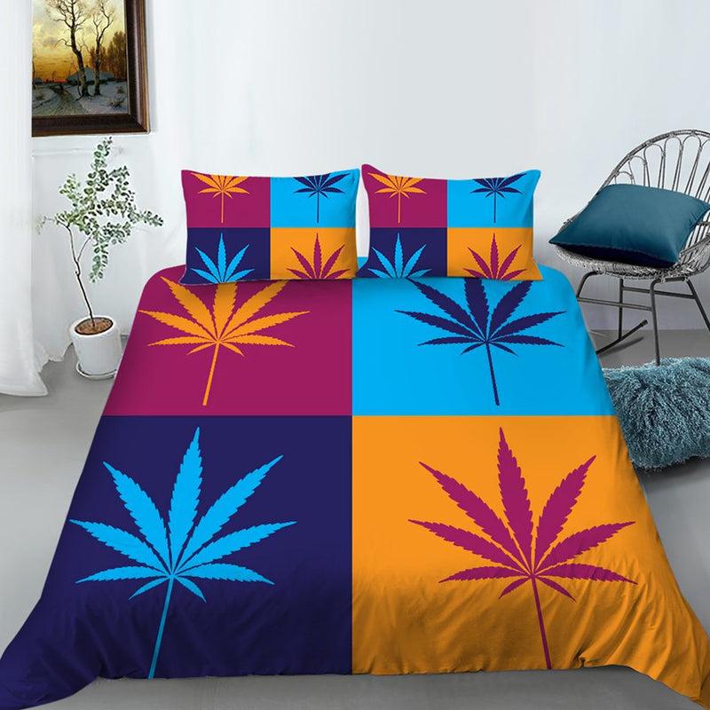 O Mr Johnny Green | Digital Printed 3Pcs Queen Size Duvet Cover