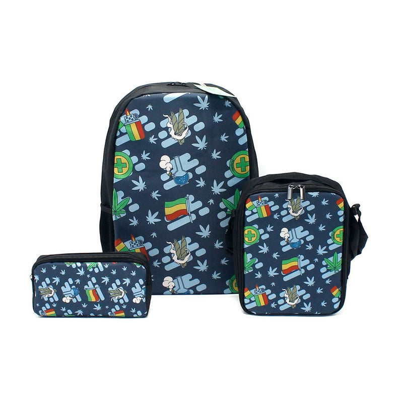 O Mr Johnny Green | 3Pcs School Bag Set