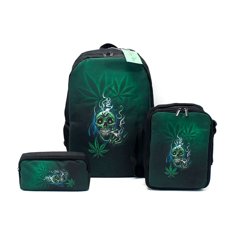 O Mr Johnny Green | 3Pcs School Bag Set