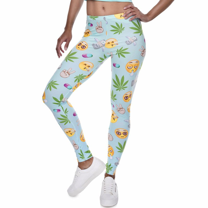 O Mr Johnny Green | Digital printed Yoga Ladies Leggings