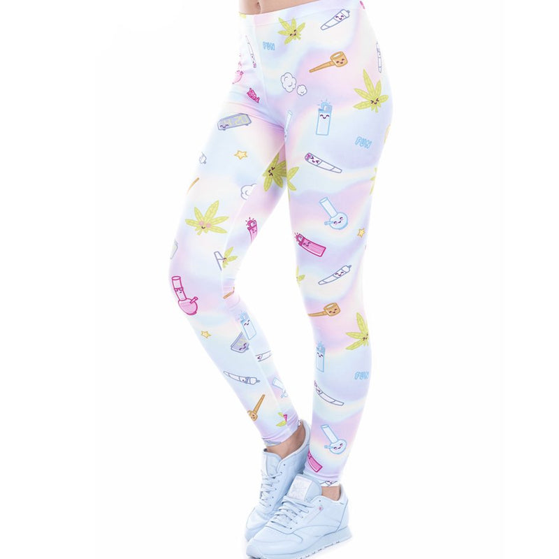 O Mr Johnny Green | Digital printed Yoga Ladies Leggings