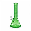12.5" Crystal Facet Beaker Bong – 7mm Thick Glass Glass Bong Super Supplys Inc Green