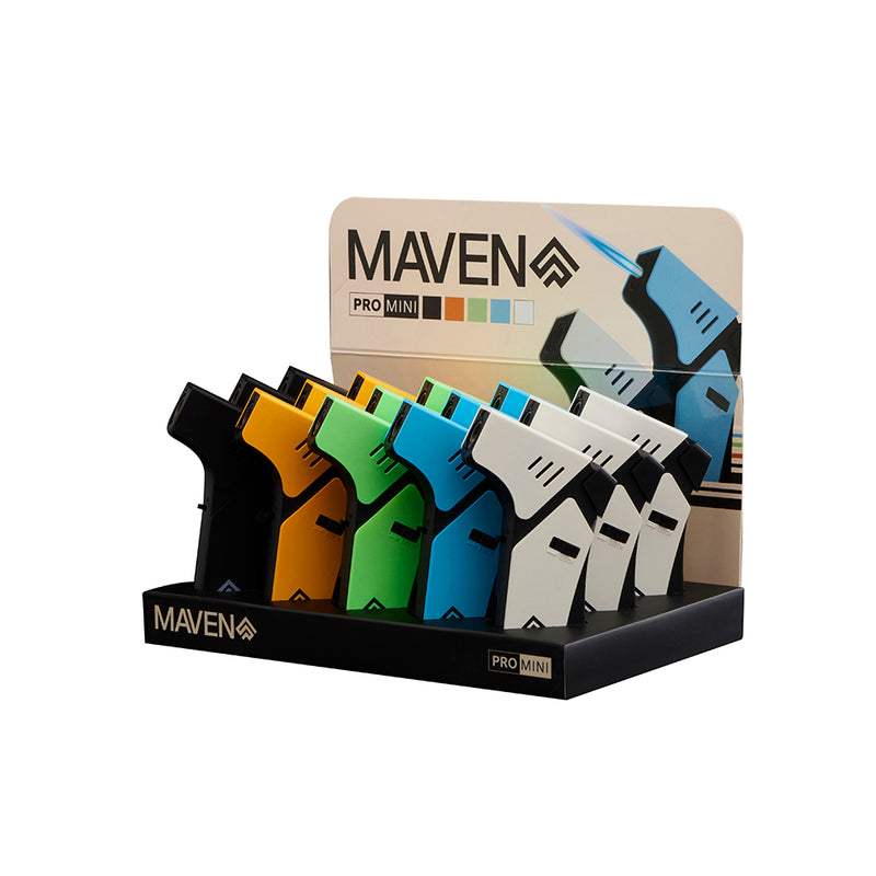 SC Maven Pro Mini Torch Lighter 15 ct Display
