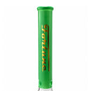 Fortune 18" 7mm Square Base Glass Water Pipe – 50mm Neck Glass Bong Fortune
