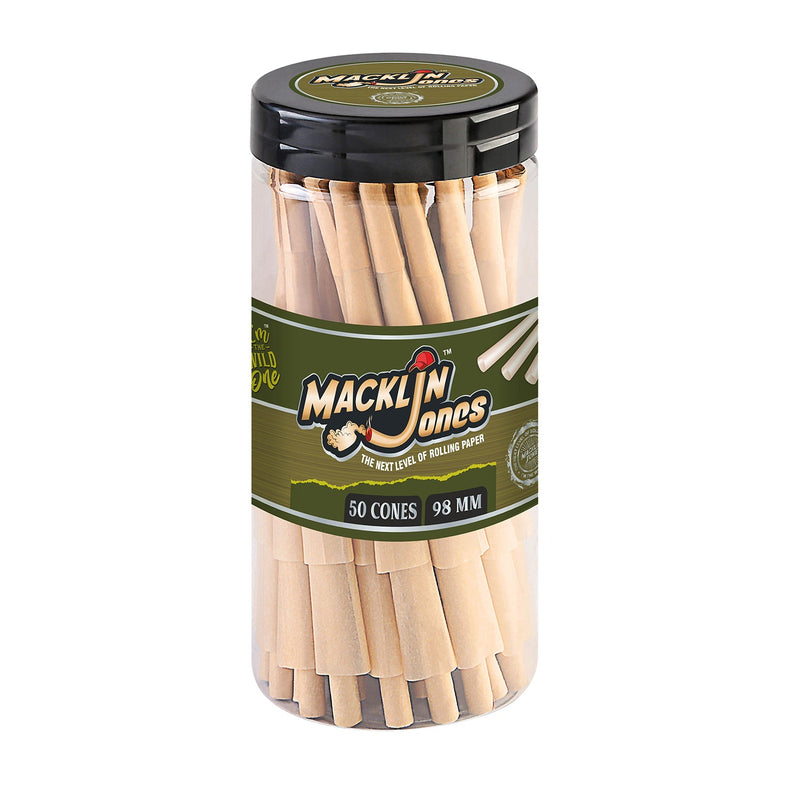 O Macklin Jones - Natural Unrefined Pre-Rolled cone Bottle