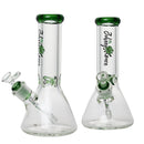 Johnny Green | 10″ Beaker Bong – 9MM Thick with Elephant Joint & Grid Percolator (MJG-001) Glass Bong Canadian Distributor